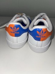 Adidas Superstar El I Fz0653 White/blue/orange. Toddler Size 10 US. NWT RARE