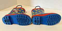 Nintendo Super Mario Character Printed Waterproof Easy-on Handle Rain Boots Sz8