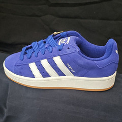adidas Campus 00s J Blue/White Suede Kids Sneaker US 4.5 JH6333