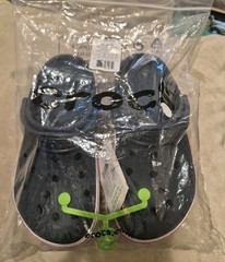 Crocs Bayaband Unisex Clogs – Navy/Pepper 205089-4CC Mens 6 Womens 8