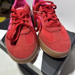adidas Barreda Decode J Red/Pink Suede Low Top Sneakers Kids US 5.5 JR0759