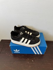 Adidas Originals Campus 00s EL C Toddler Size 1 Black White Gum JI4331 Shoes