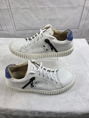 Blublonc Donald White Smile Sneakers Made In Spain Sz 6.5