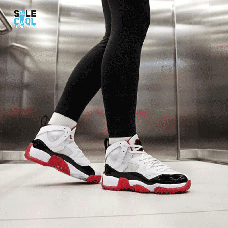 Air Jordan Jumpman TWO GS Trey Black White Red Basketball shoes DQ8431-106