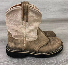 Ariat Fatbaby Girls Youth Western Pink Leather 2 Cowboy Pull On Cowgirl Boots