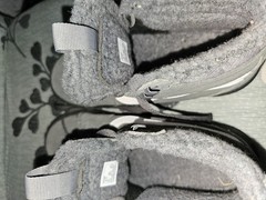 VANS Filmore High Vansguard Lined Sherpa High Top Sneakers Gray/White/Black US 6