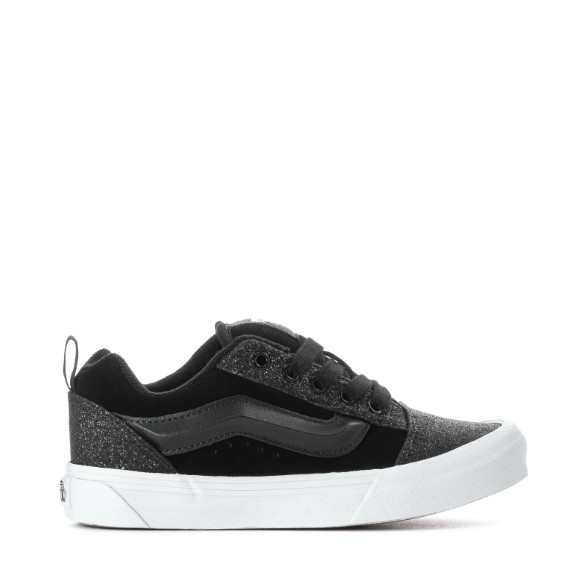 VANS Knu Skool Skate Shoes Black Dazzled Junior Size 6.5 BRAND NEW IN BOX