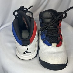 Nike Air Jordan 10 X Retro GS Olympians Size 9C Red White Blue Sneakers Shoe