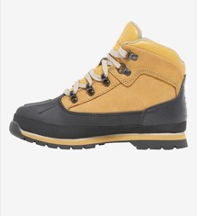 Timberland Euro Hiker GS Shell Toe Boot Wheat Nubuck Kids TB 0A1LVW 231 Size 6