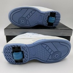Air Sport Collection Sneakers Single Skate Wheel Unisex Kids Size 3 Blue & White
