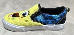 NEW SpongeBob SquarePants & Patrick Kids‘ Chenille Fleece Slip-On Sneakers 13T