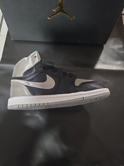 NEW Jordan 1 Retro High OG Satin Shadow PS 1 FD5304 010 Black /Grey 1Y