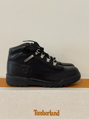 Timberland Field Boot Black Leather Ankle Boots Youth US 3 M TB015706001