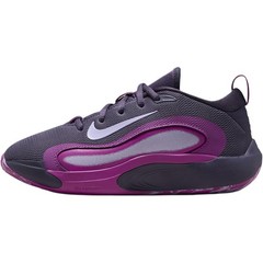 Nike ISOFLY Comfortable Low top Childrens Basketball Shoes Purple FN4384-500