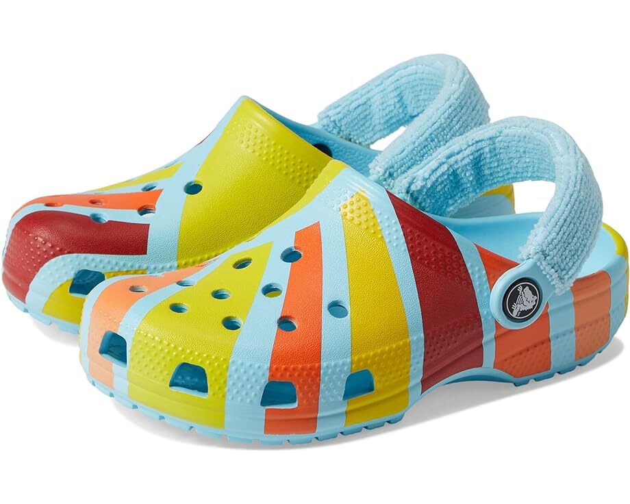 NEW Crocs Sensory Classic Terry Cloth Clog (Little Kid/Big Kid) (208964-4LE)