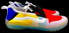 NEW Vans Off The Wall Striker Ultimate Multicolor Block strap Shoes Youth 2.5 Y