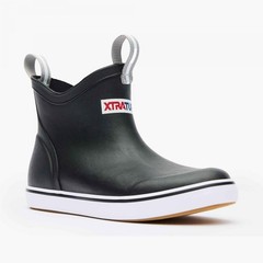 XTRATUF Unisex Kids‘ Ankle Deck Boot Black – XKAB000, Black
