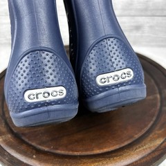 Crocs Kids’ Handle It Rain Boot Pull On Navy Blue Size 10C Outdoor Shoes Toddler