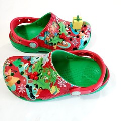 Disney Mickey Mouse & Friends Crocs Christmas Holiday Year round Sz 12 Child