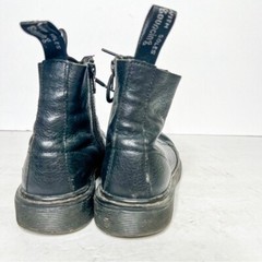 Dr. Martens 1460 Pascal Mono J Combat Boots Black Leather Size 3 Kids