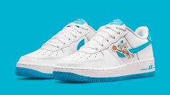 Nike Air Force 1 Low GS Spacejam Hare White Blue DM3353-100 sz 6Y = 7.5 Women’s