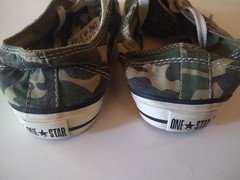 Converse Shoes Kids Teens Size 4 Chuck Camouflage Taylor All Star Sneakers