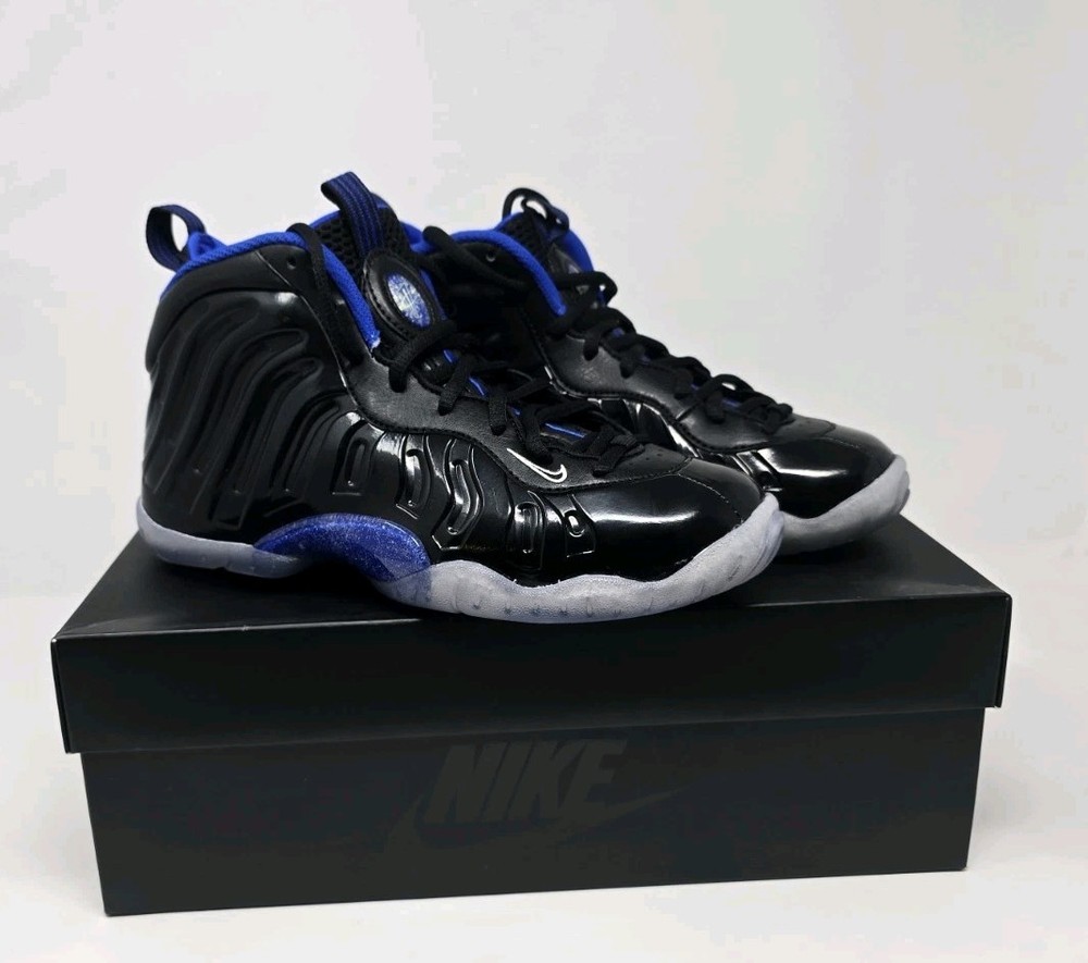 Nike Little Posite One GS Space Jam Color Black/Blue Size 5.5 Youth