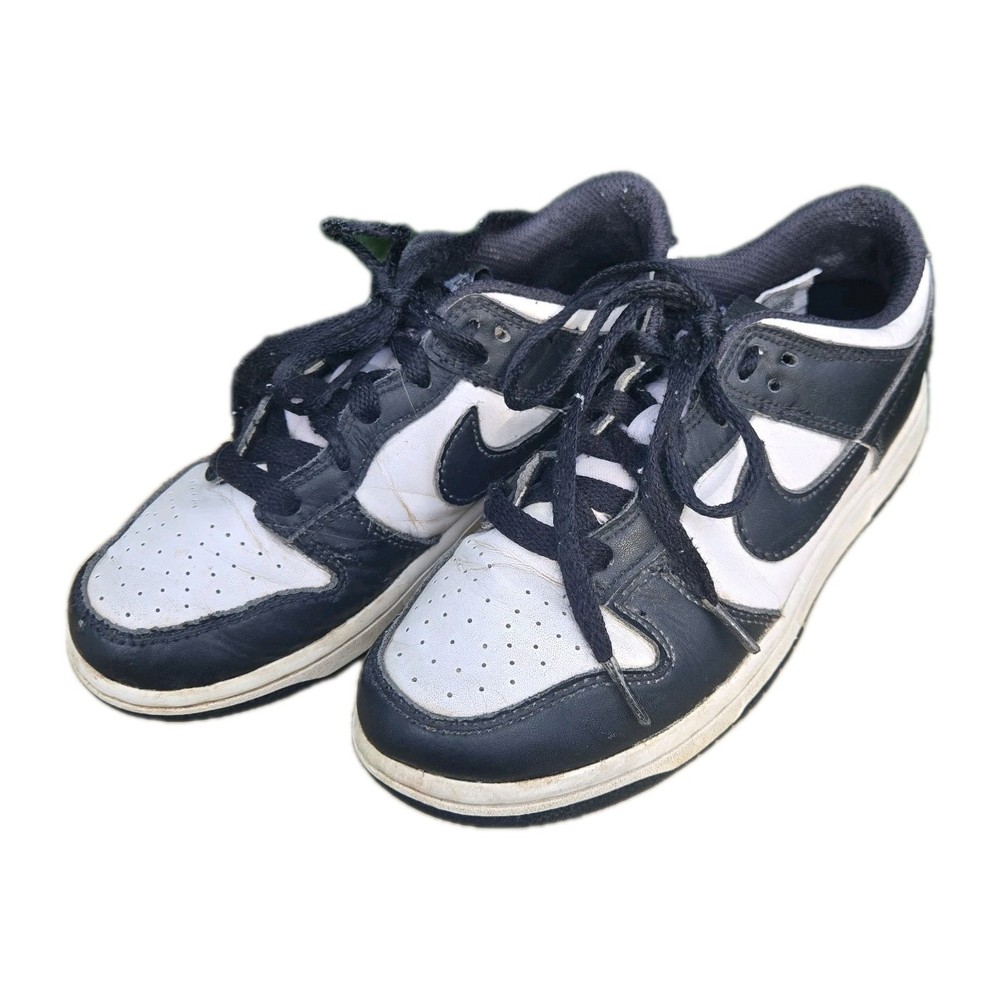 Nike Dunk Low Panda Sneakers Athletic Tennis Shoes Boys Youth Sz Y2.5 READ