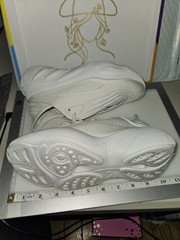 Adidas AdiFOM SLTN Sneaker In The Cloud Low Triple White Color US 3.5Y M#FZ5638