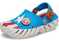 Marvel x Crocs Captain America Super Hero Echo Clogs Kids Size J4 New
