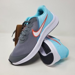 Nike Star Runner 3 Smoke Grey Magic Ember DA2776-007 GS Size 4Y