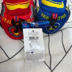 Paw Patrol Plush Character Slippers Size 11-12 Multi Chase Marshall New