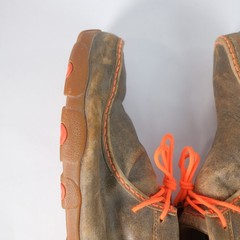 Twisted X Boots Brown Leather Chukka Driving Moc Ankle Bootie Suede Mens 12M