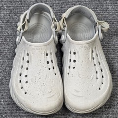 Crocs Echo Clog Atmosphere Gray Sculpted Sporty Sandals Junior’s Size 5 Straps
