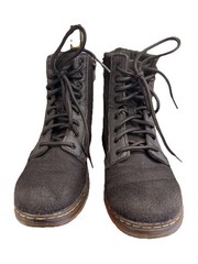 Dr. Martens JUNIOR COMBS Extra Tough Poly Casual Boots Black Size 2