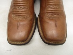 ANDERSON BEAN BOOTS Brown Square Toe Boots Youth Kids size 3 Style 1022