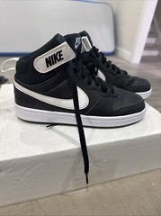 Size 5.5 (GS) – Nike Court Borough 2 Mid Triple White
