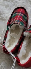 Gymboree Boys Plaid Slipper Shoe Holiday Various Sizes