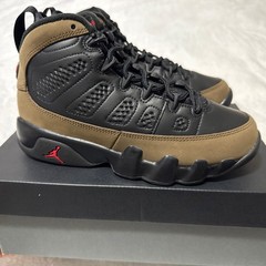 NEW Nike Air Jordan 9 Retro GS Black Olive HV4574 030 Size 4Y, Womens Sz 5.5