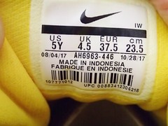 2017 Nike Air More Uptempo DB Doernbecher Blue Jay Youth SZ 5Y ( AH6963-446 )