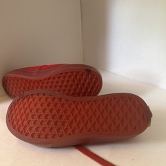 VANS Old Skool Translucent Skate Shoes Red Monochrome Youth Kids Size 3 See Pics