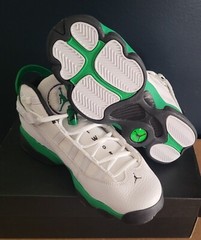 NEW AUTHENTIC AIR JORDAN 6 RINGS (GS) „LUCKY GREEN“ US 7 Y