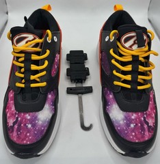 Heelys Force Skate Shoes Galaxy Black Orange Youth Size 5 HE100975