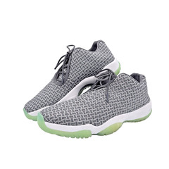 Nike Air Jordan Future Low Shoes Wolf Grey Emerald Rise 718948-006 Mens Size 8