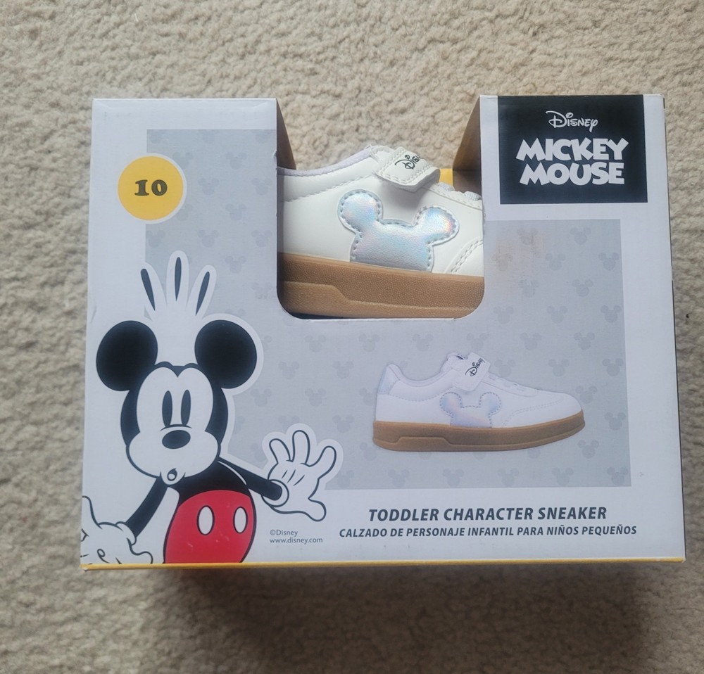 Toddlers character Mickey Mouse sneakers, New (Size 10)