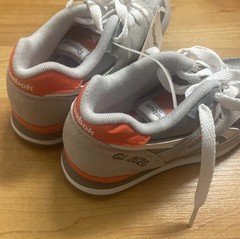 Reebok Classic GL 2620 Athletic Training Sneakers SZ 12 kids orange & grey