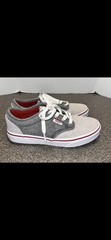 Vans: Atwood (Chambray) Black / Drizzle Youth Size 2 Excellent Condition