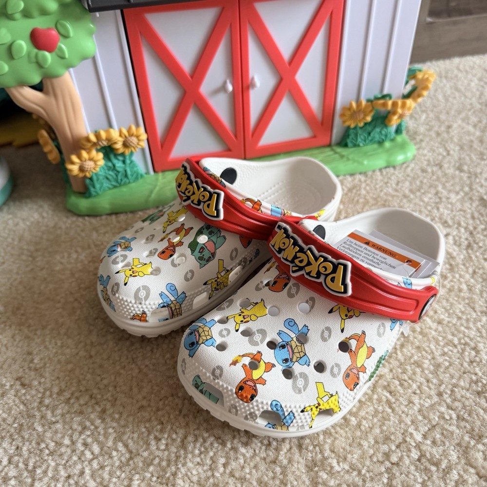 Crocs Pokémon Clogs – Junior Sandals White / Multicolor Size C9