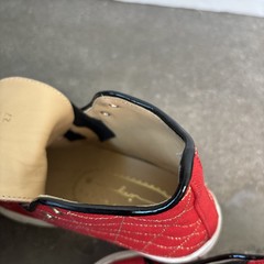 Charlotte Olympia „INCY WEB HIGH-TOPS“ Red Canvas Leather Shoes Kids Sz 27