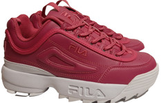 Fila Kids‘ Disruptor II Sneakers Pink Yarrow/White – Kids Sz. 3.5 M/Wos. Sz. 5.5